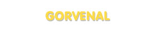 Der Vorname Gorvenal