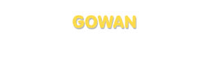 Der Vorname Gowan