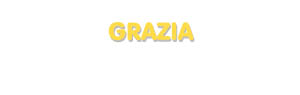 Der Vorname Grazia