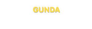 Der Vorname Gunda