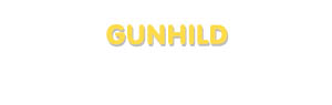 Der Vorname Gunhild