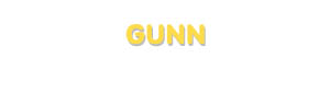 Der Vorname Gunn