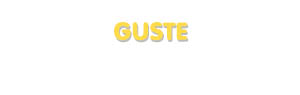 Der Vorname Guste