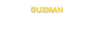 Der Vorname Guzman