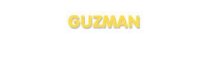 Der Vorname Guzman