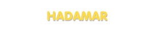 Der Vorname Hadamar