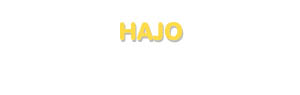 Der Vorname Hajo