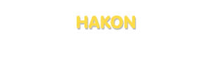 Der Vorname Hakon