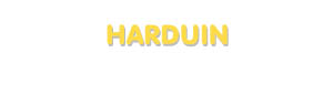 Der Vorname Harduin
