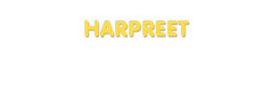 Der Vorname Harpreet