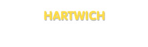 Der Vorname Hartwich