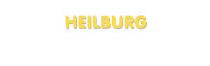 Der Vorname Heilburg