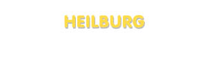 Der Vorname Heilburg