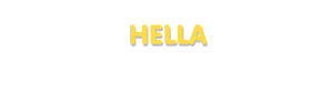Der Vorname Hella