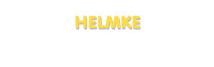 Der Vorname Helmke