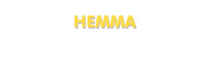 Der Vorname Hemma