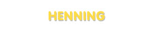Der Vorname Henning