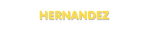 Der Vorname Hernandez