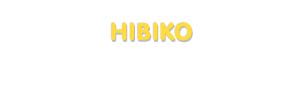 Der Vorname Hibiko