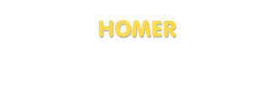 Der Vorname Homer