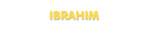 Der Vorname Ibrahim