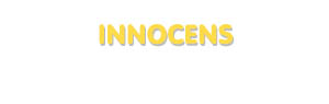 Der Vorname Innocens