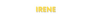Der Vorname Irene