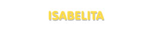 Der Vorname Isabelita
