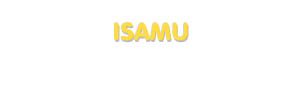 Der Vorname Isamu