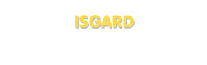 Der Vorname Isgard