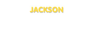 Der Vorname Jackson