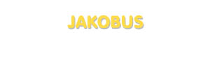 Der Vorname Jakobus