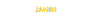 Der Vorname Janin