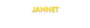 Der Vorname Jannet