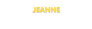 Der Vorname Jeanne