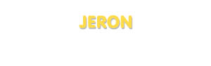 Der Vorname Jeron