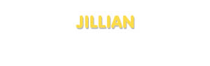 Der Vorname Jillian