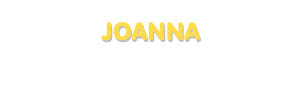 Der Vorname Joanna