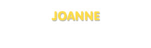 Der Vorname Joanne