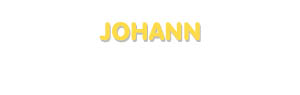 Der Vorname Johann
