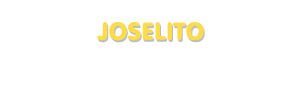 Der Vorname Joselito