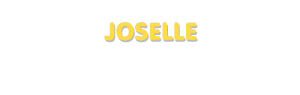 Der Vorname Joselle
