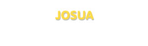 Der Vorname Josua
