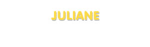 Der Vorname Juliane