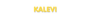 Der Vorname Kalevi