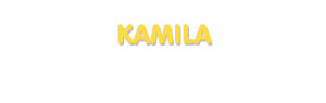 Der Vorname Kamila
