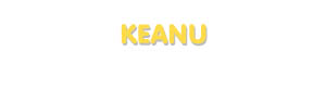 Der Vorname Keanu