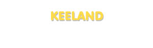 Der Vorname Keeland