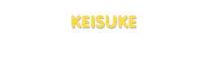 Der Vorname Keisuke