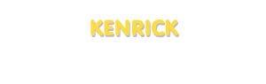 Der Vorname Kenrick